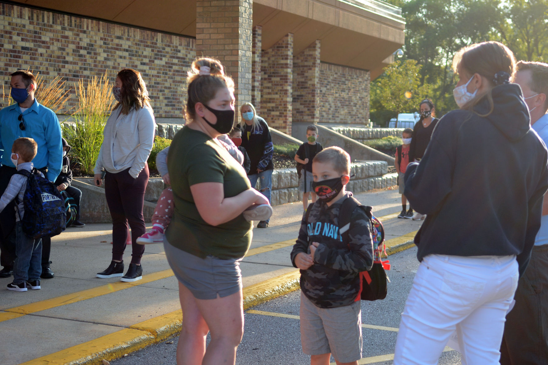 First day of school 2020 in Baraboo